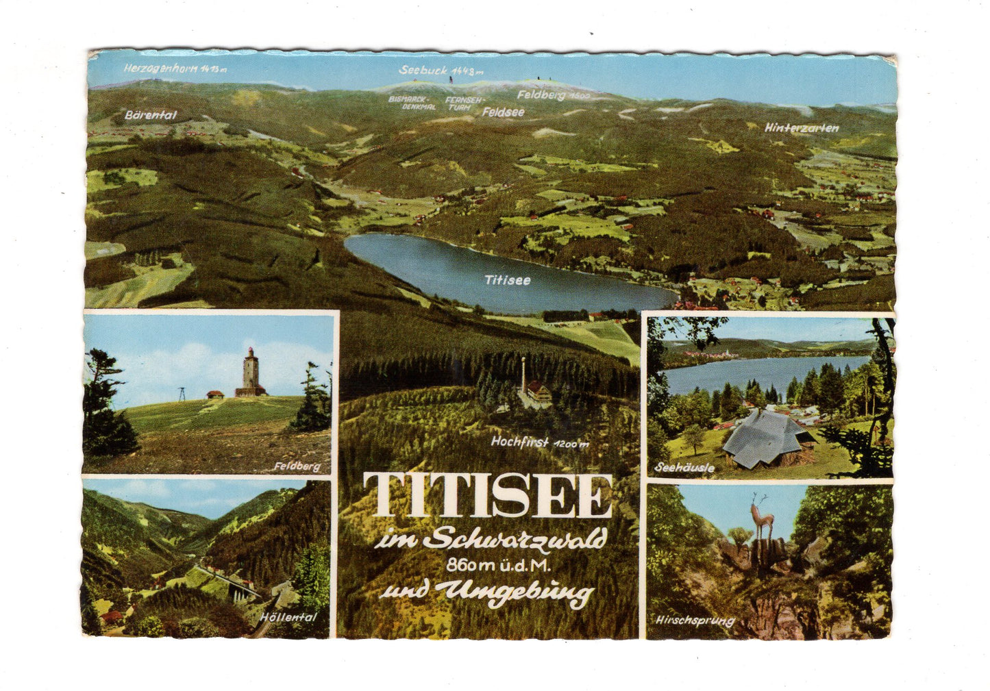 Ansichtskarte Titisee im Schwarzwald und Umgebung / G1-65