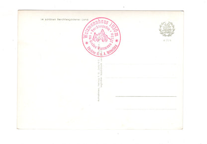 Ansichtskarte Falzalm mit kl. Watzmann am Weg zum Watzmannhaus / I1-60