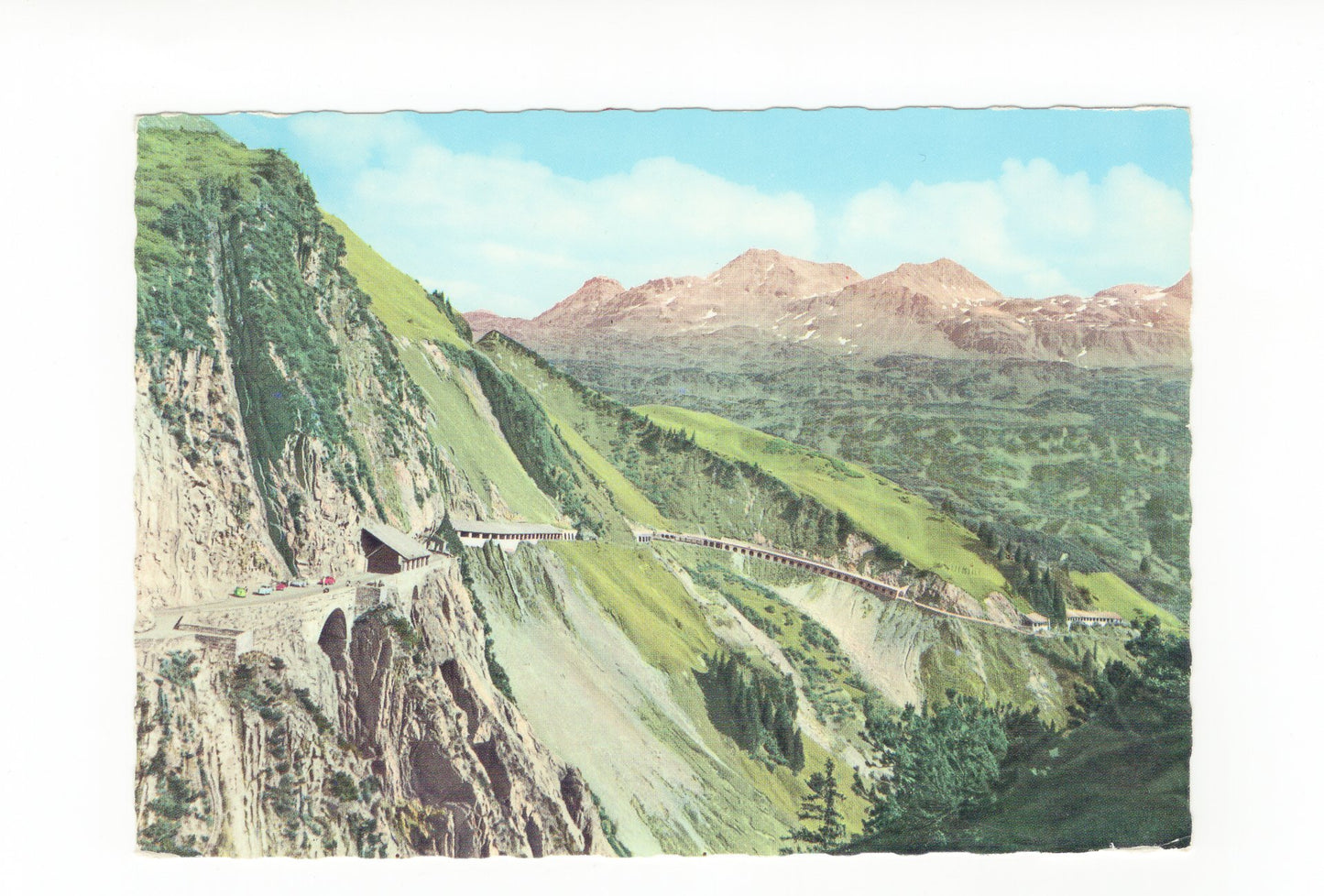 Ansichtskarte Flexenstraße / Schweiz