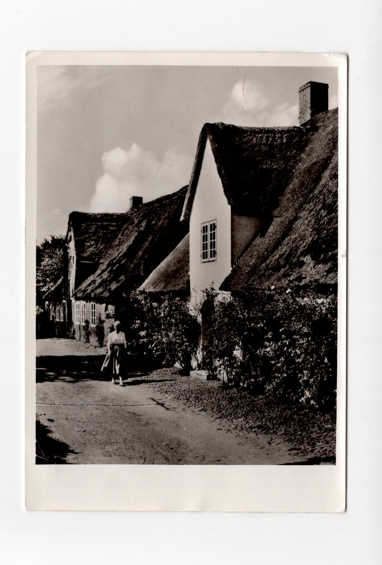 Ansichtskarte Dorfstraße auf Föhr
