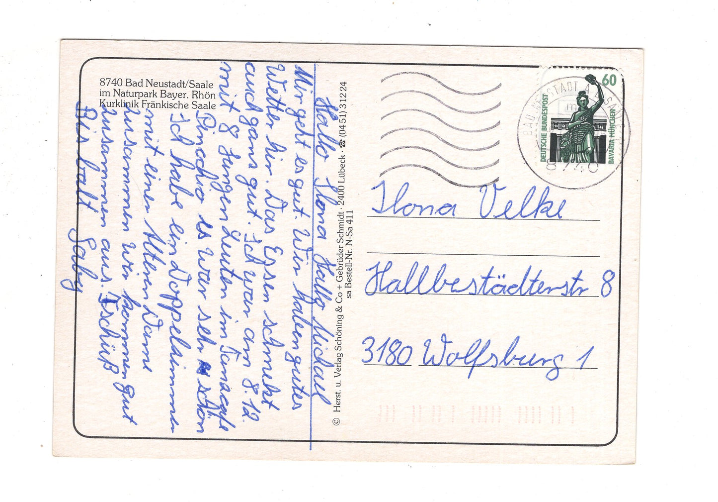 Ansichtskarte Bad Neustadt / Saale / Kurklinik Fränkische Saale / J1-56