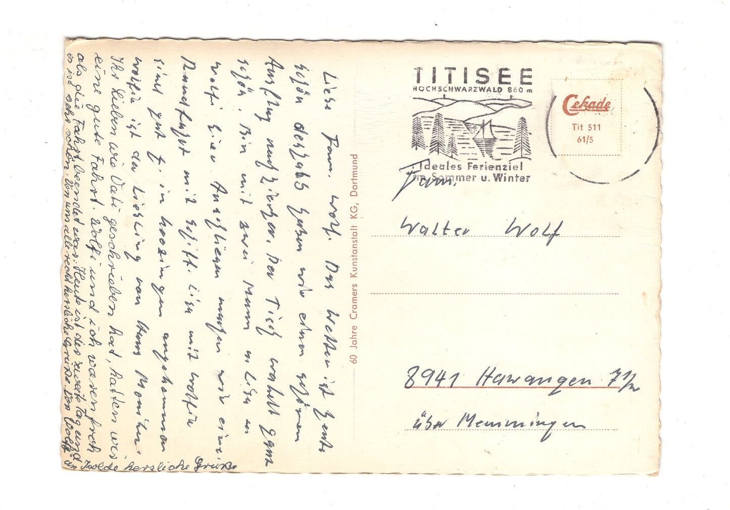 Ansichtskarte Titisee im Schwarzwald und Umgebung / G1-65