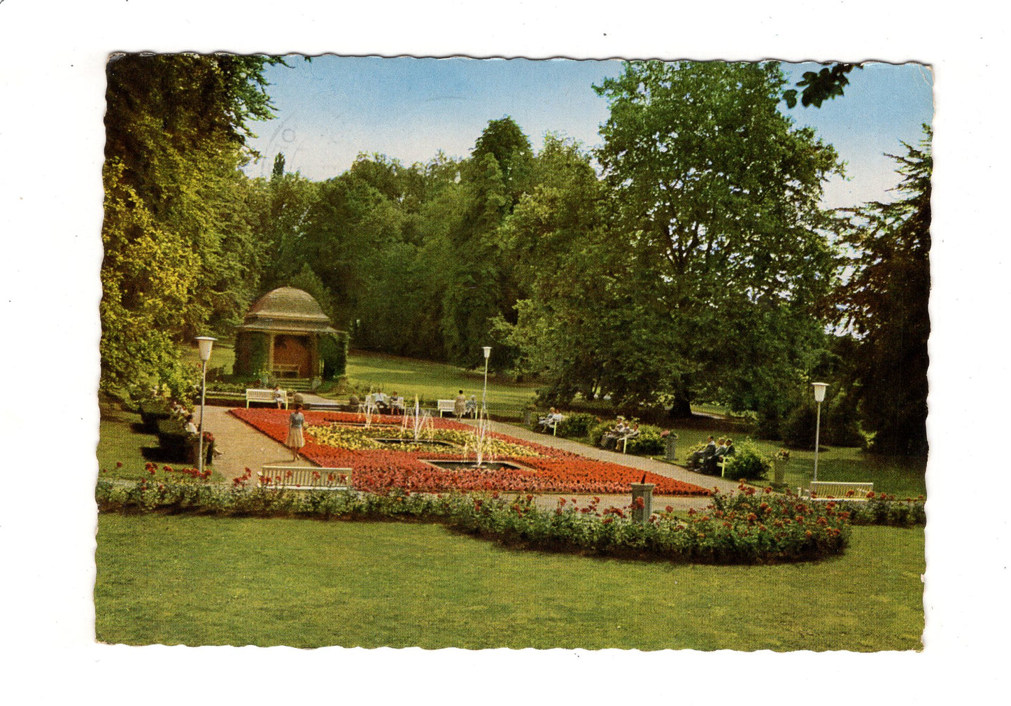 Ansichtskarte Bad Nenndorf / Sonnengarten