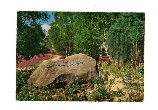 Ansichtskarte Lüneburger Heide / Hermann-Löns-Grab