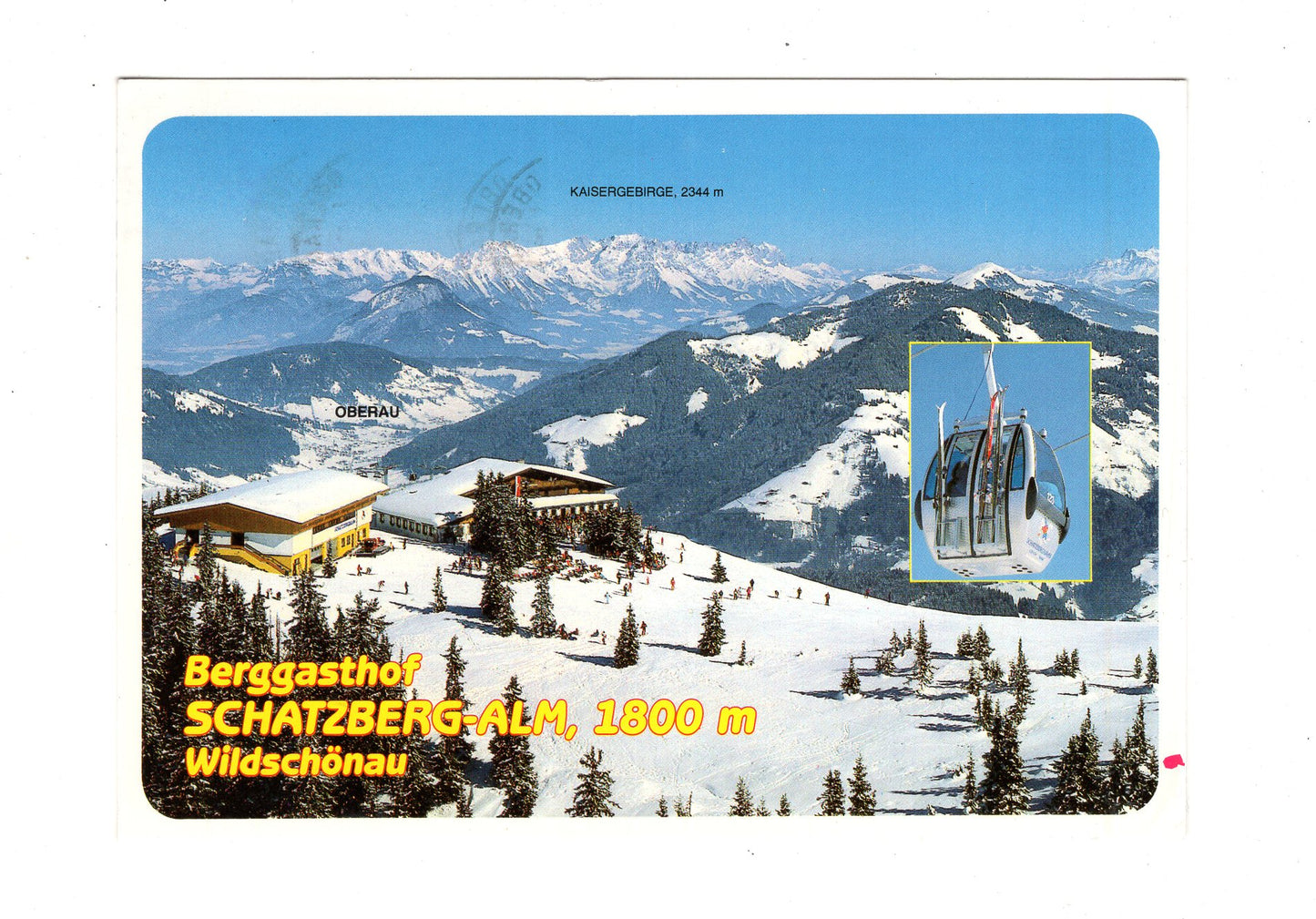 Ansichtskarte Berggasthof Schatzberg-Alm / Wildschönau / Österreich