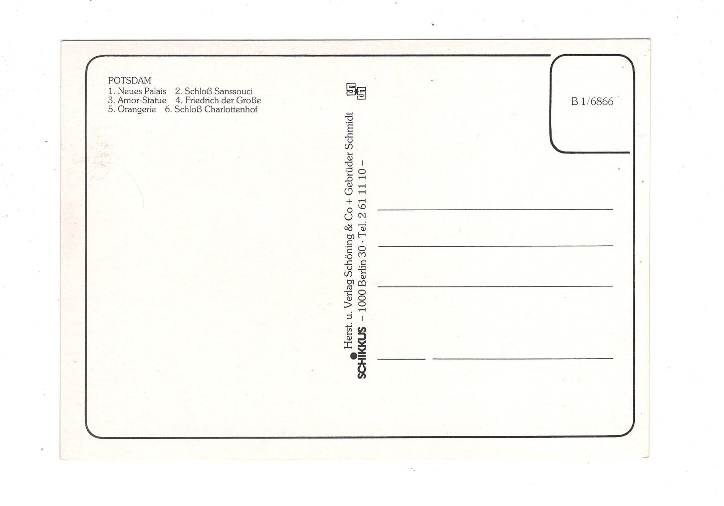 Ansichtskarte Potsdam-Sanssouci / Neues Palais +++ / M1-53