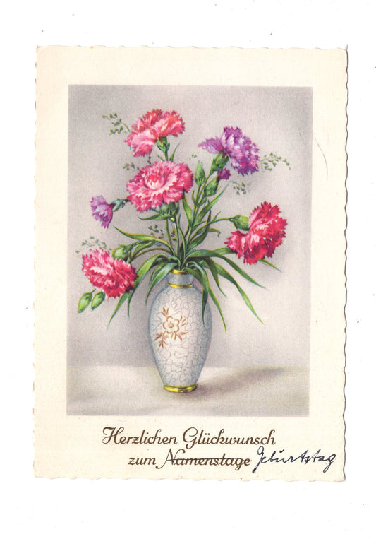 Ansichtskarte Glückwünsche / Glückwunsch zum Namenstag / L1-63