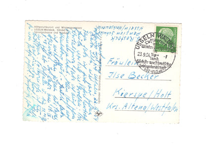 Ansichtskarte Usseln-Waldeck / Sprungschanze und Viadukt