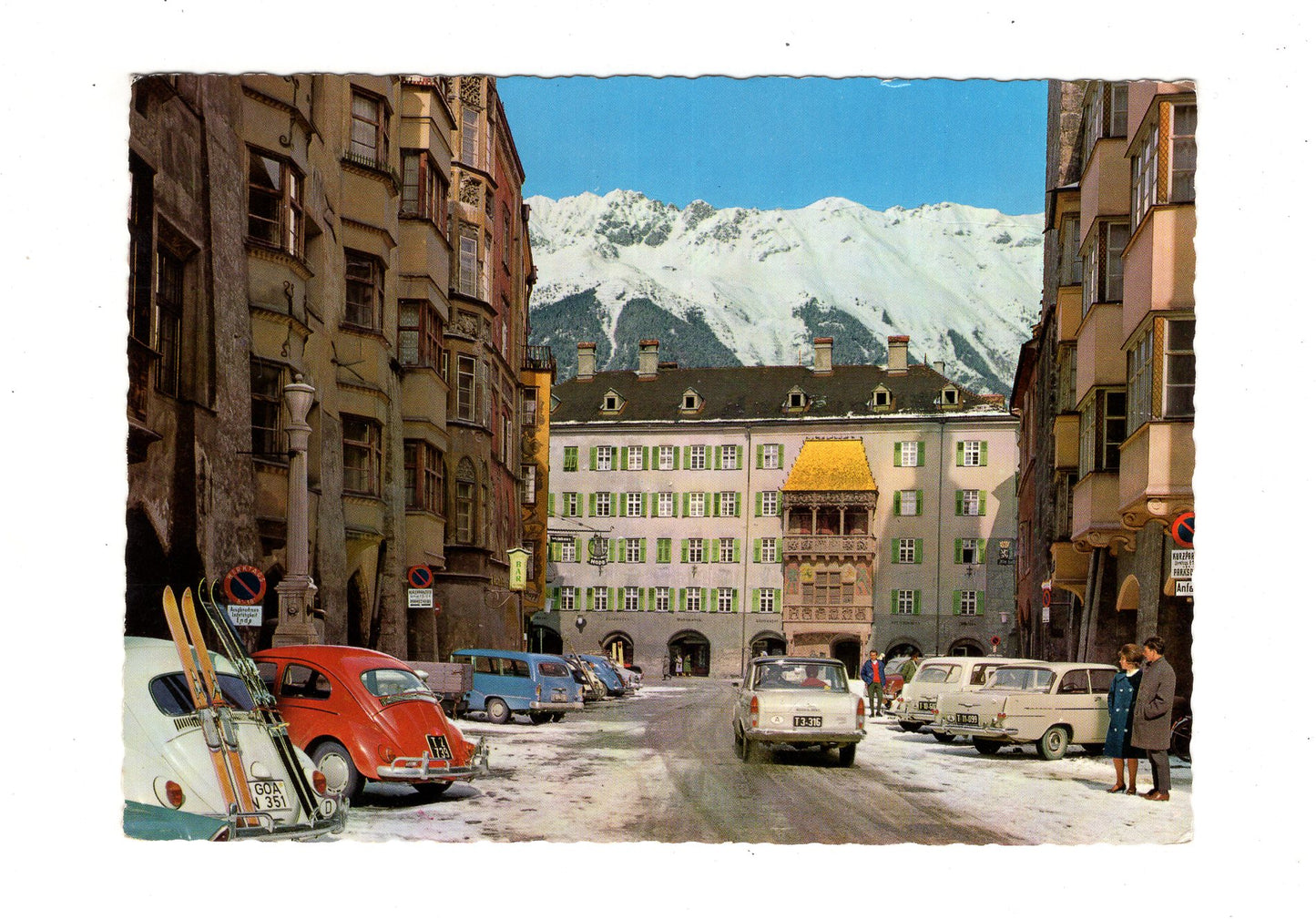 Ansichtskarte Innsbruck / Herzog-Friedrich-Straße / Tirol / Österreich