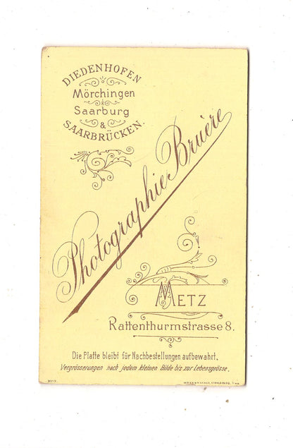 Fotografie Soldat - Metz 1880er