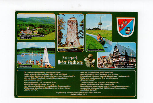 Ansichtskarte Naturpark Hoher Vogelsberg