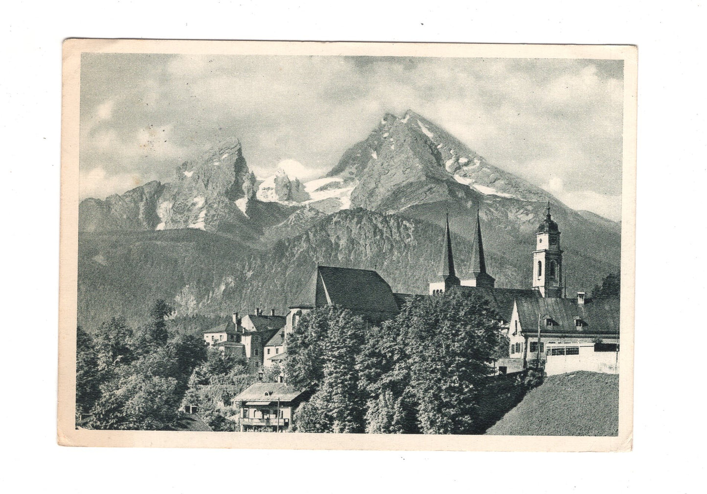Ansichtskarte Berchtesgaden mit Watzmann / I1-60