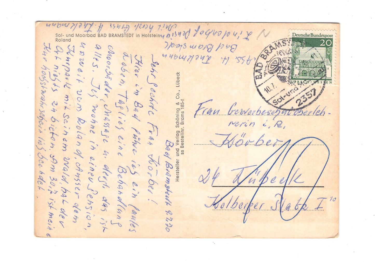 Ansichtskarte Bad Bramstedt in Holstein / Roland