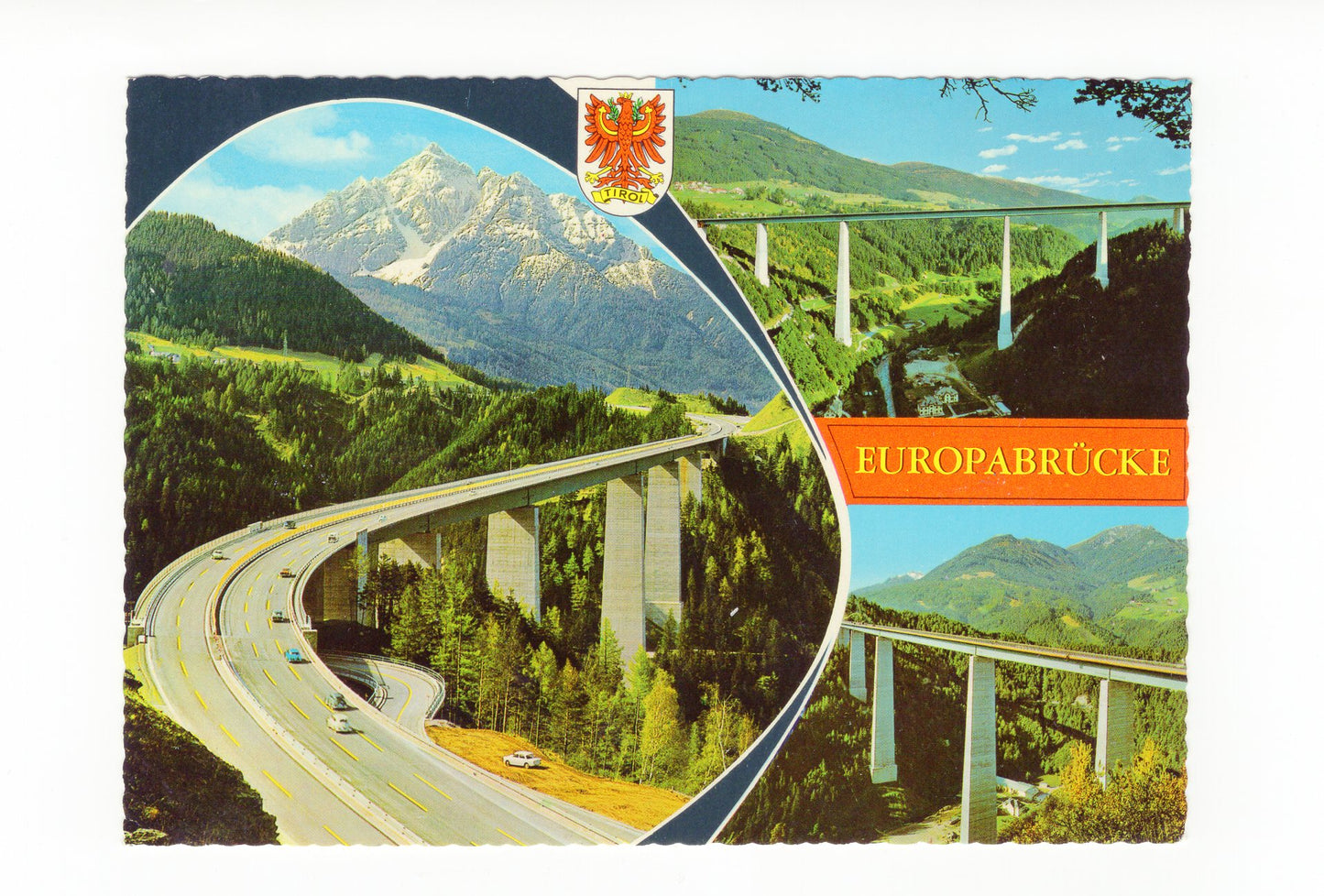 Ansichtskarte Europabrücke / Tirol / Österreich