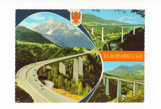 Ansichtskarte Europabrücke / Tirol / Österreich