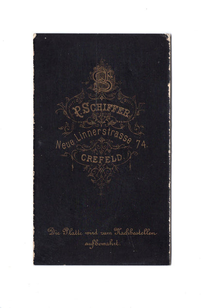 Fotografie Feine Dame - Krefeld 1880er