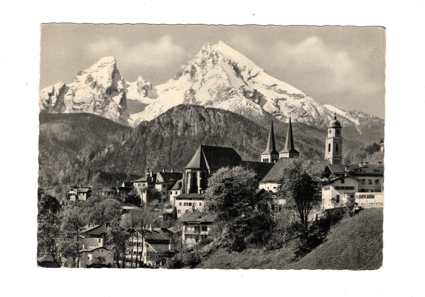 Ansichtskarte Berchtesgaden mit Watzmann / I1-60