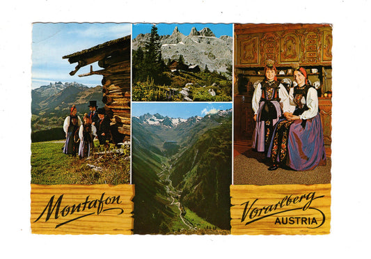 Ansichtskarte Montafon / Vorarlberg / Österreich / O1-53