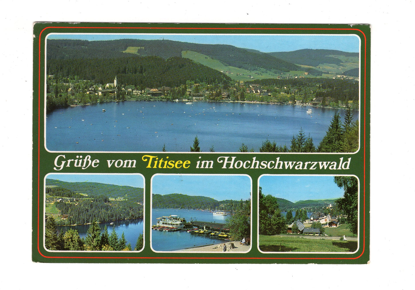 Ansichtskarte Grüße vom Titisee im Hochschwarzwald / G1-65