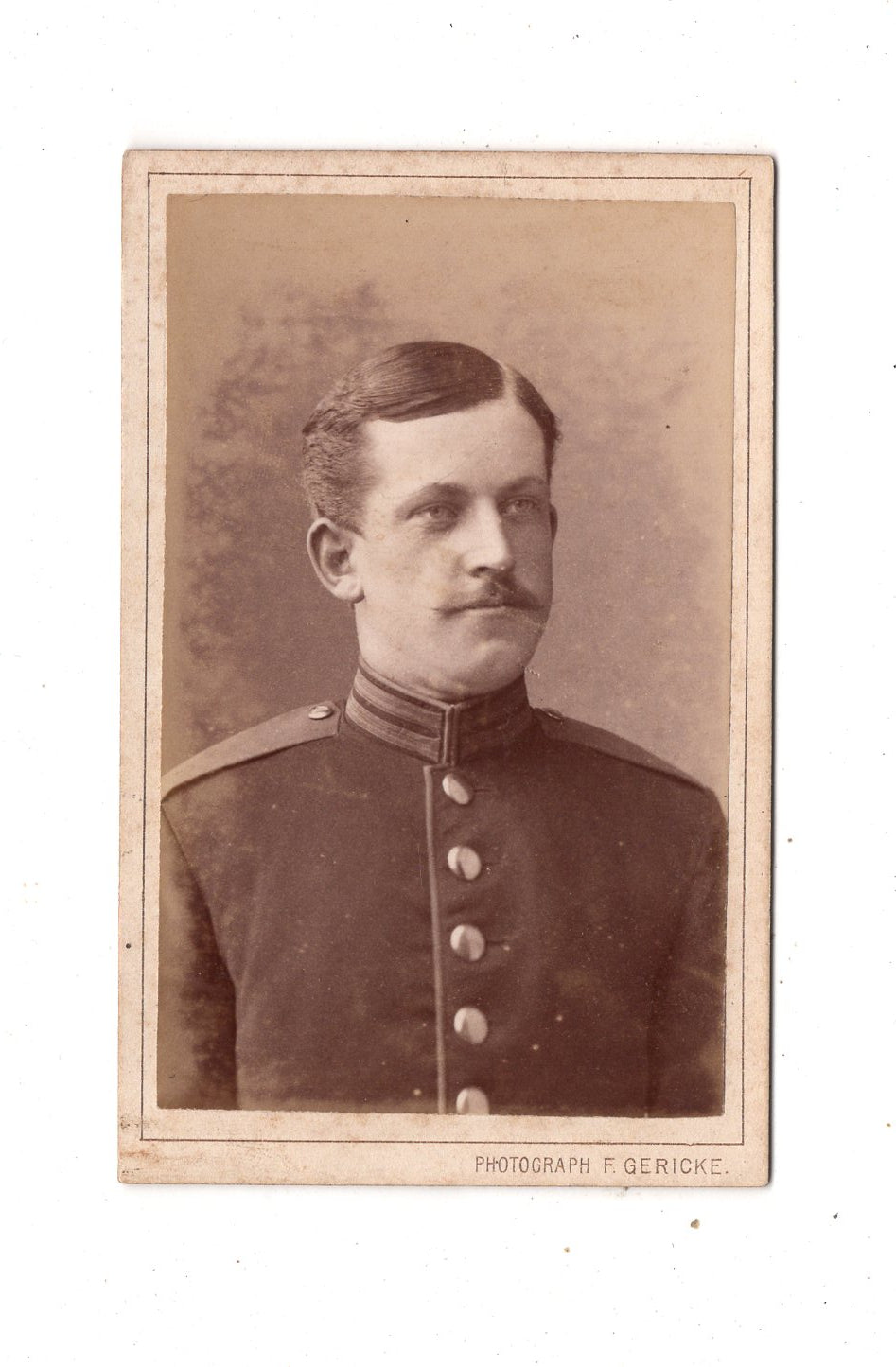 Fotografie Soldat - Berlin 1884