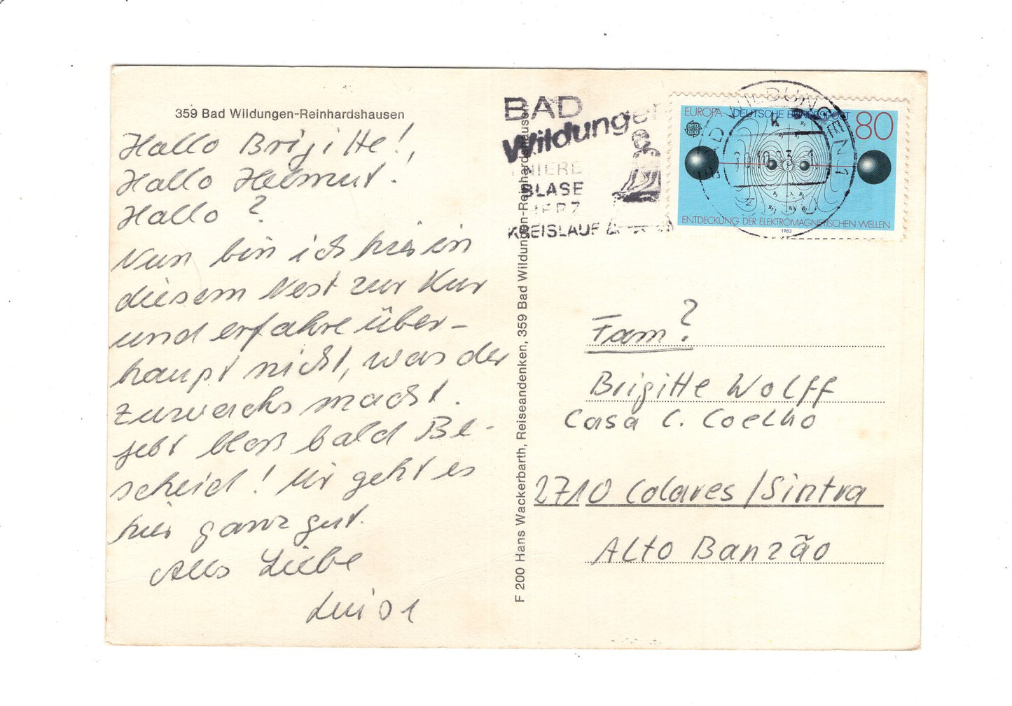 Ansichtskarte Bad Wildungen-Reinhardshausen