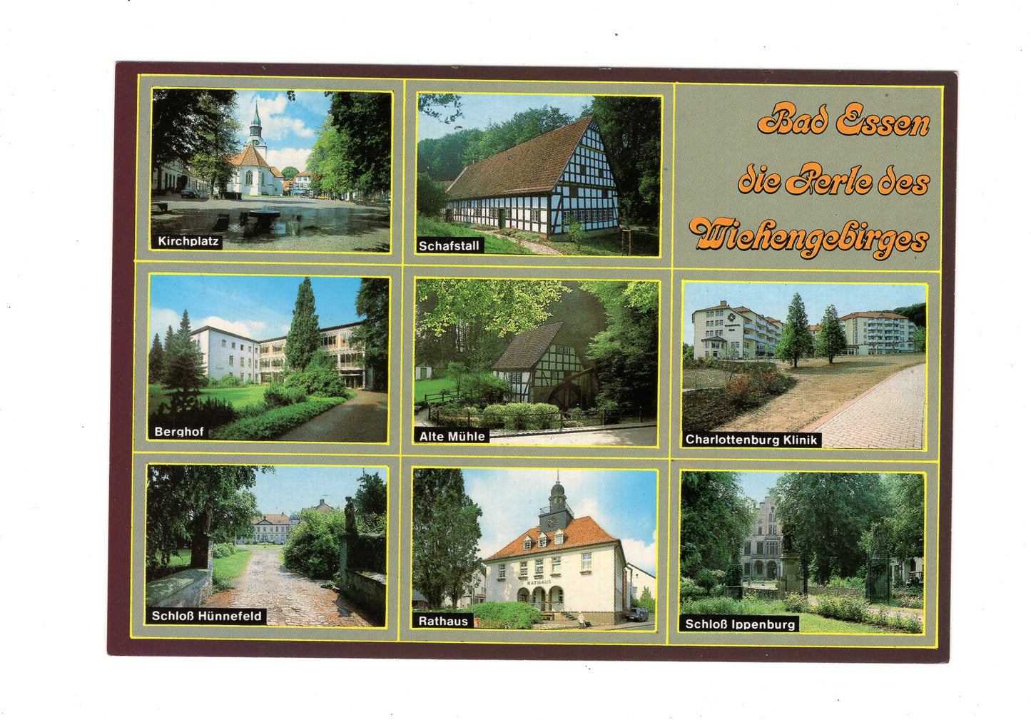 Ansichtskarte Bad Essen im Wiehengebirge / Alte Mühle +++