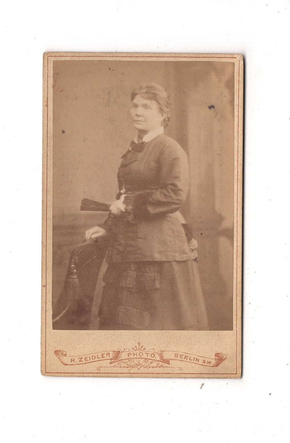 Fotografie Feine Dame - Berlin 1870er / CDV L1-32