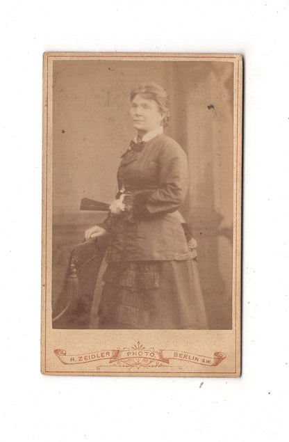 Fotografie Feine Dame - Berlin 1870er / CDV L1-32