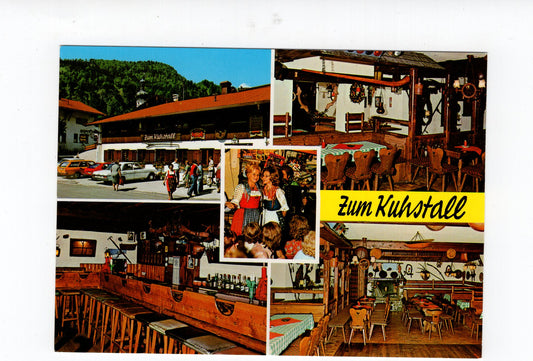 Ansichtskarte Unterhaltungslokal Café Zum Kuhstall / Reit im Winkl