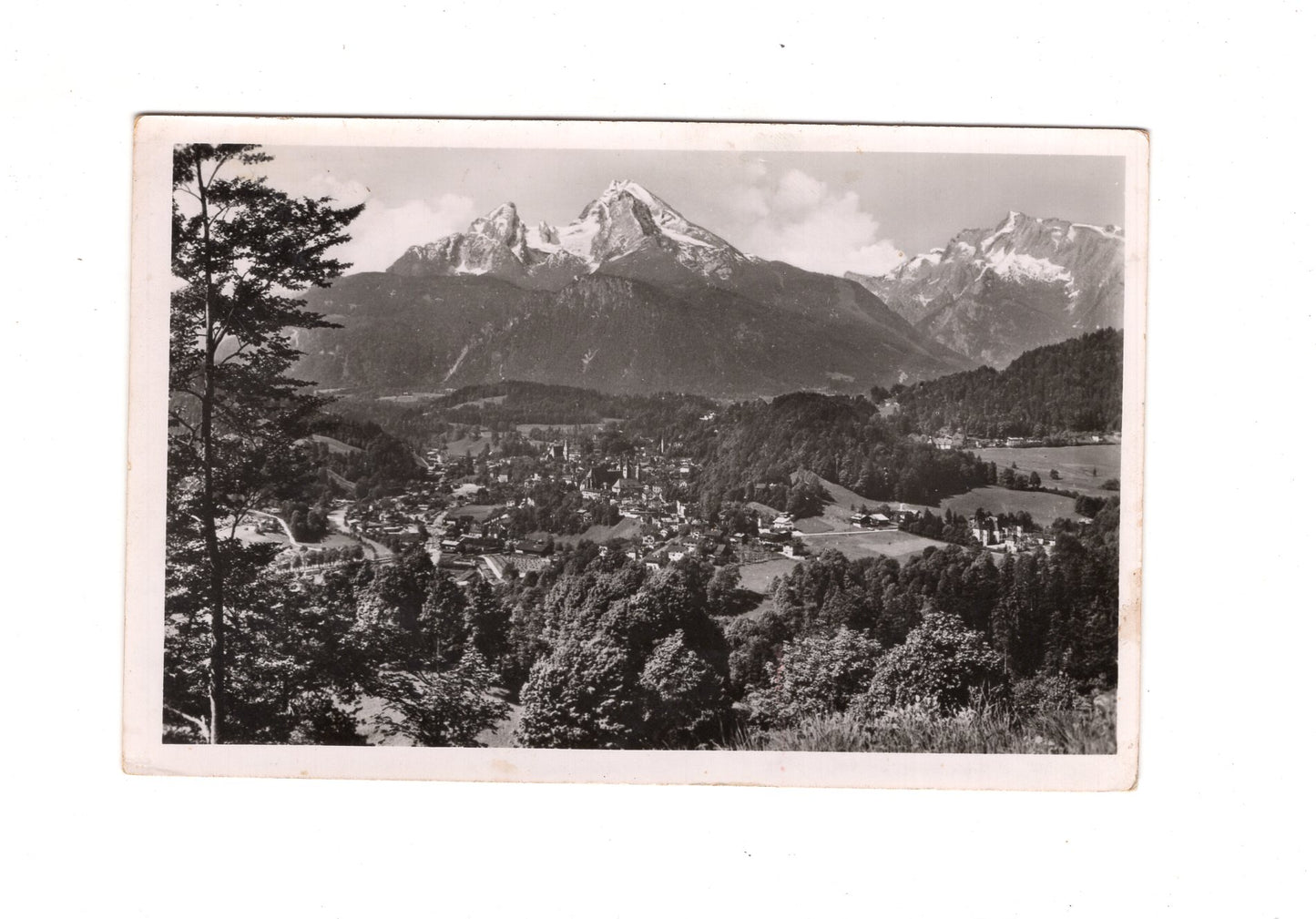Ansichtskarte Berchtesgaden mit Watzmann und Hochkalter / I1-60