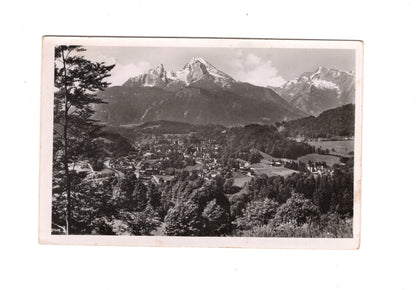 Ansichtskarte Berchtesgaden mit Watzmann und Hochkalter / I1-60