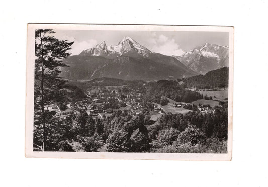 Ansichtskarte Berchtesgaden mit Watzmann und Hochkalter / I1-60