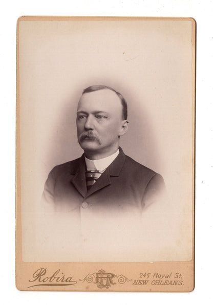 Fotografie Feiner Herr - New Orleans / USA um 1890 / CAB W-36