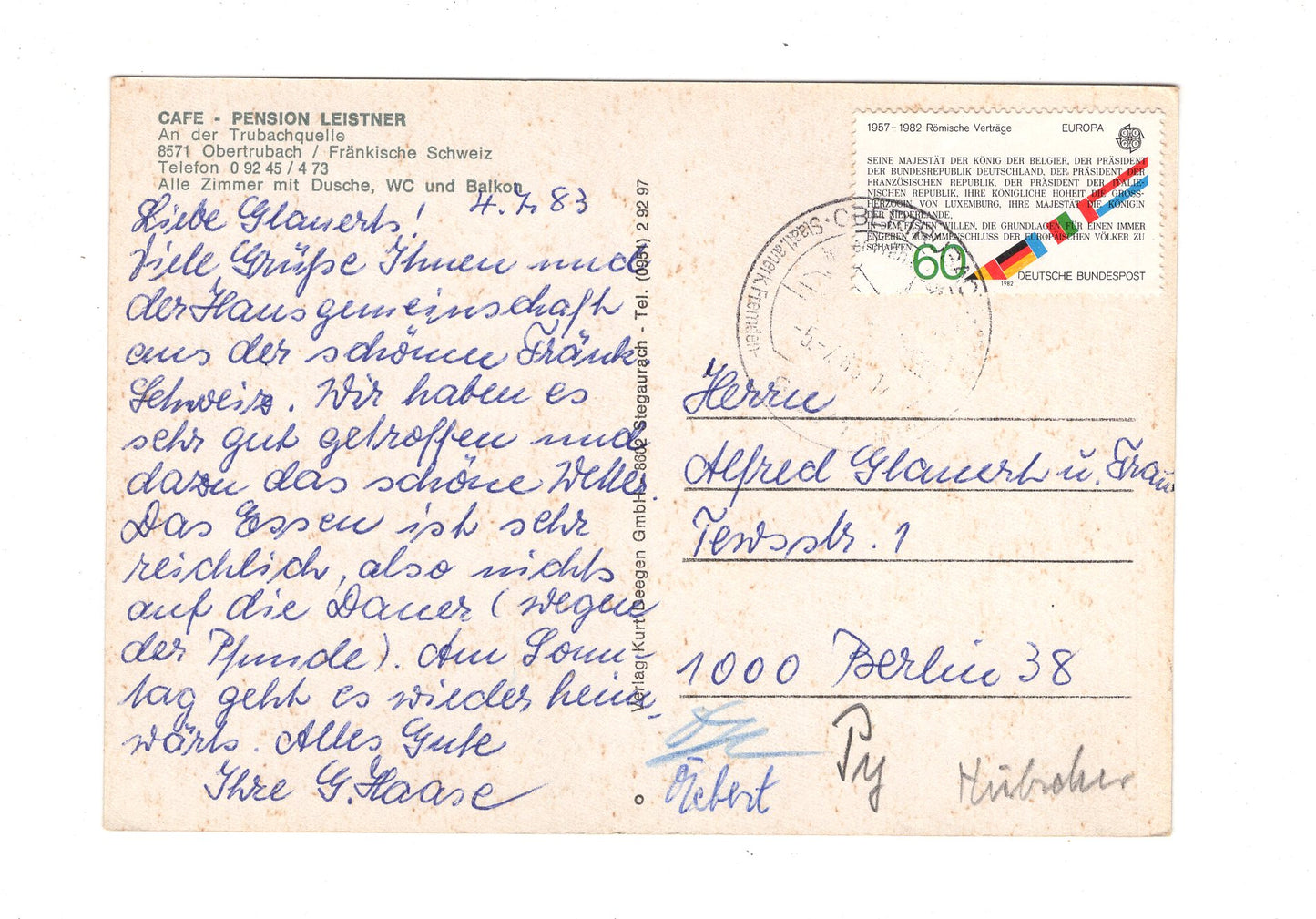 Ansichtskarte Obertrubach / Fränkische Schweiz / H1-61