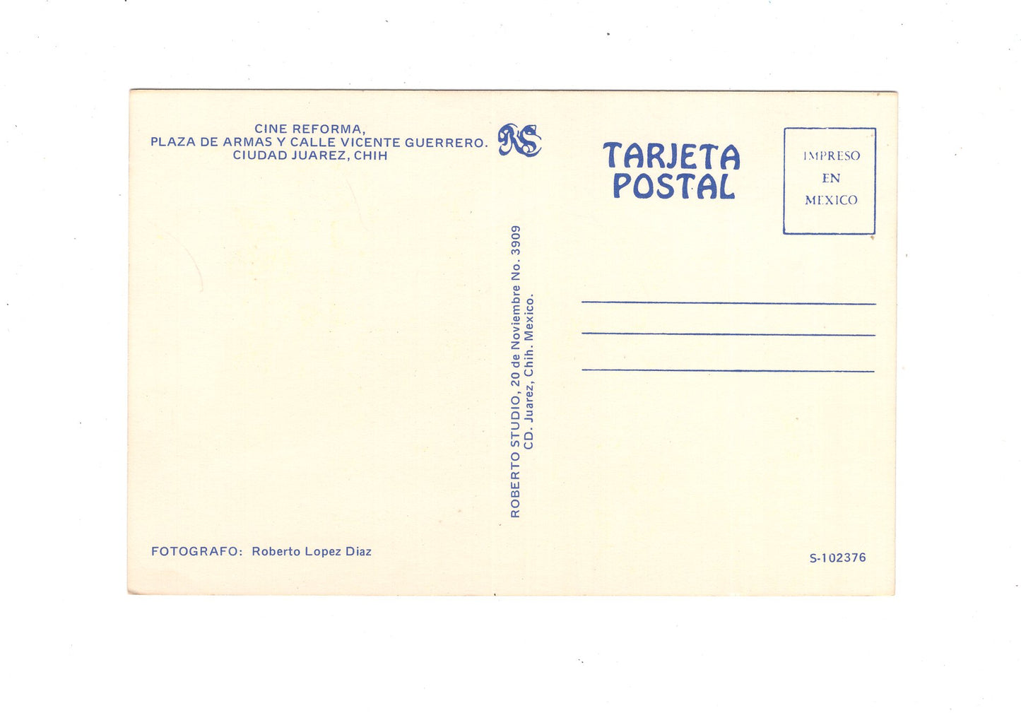 Ansichtskarte Juarez / Cine Reforma / Plaza de Armas / Mexiko