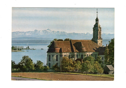 Ansichtskarte Birnau am Bodensee / Wallfahrtskirche und Zisterzienserkloster