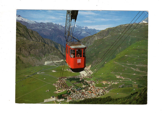 Ansichtskarte Luftseilbahn Andermatt-Gemsstock / Schweiz
