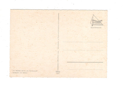 Ansichtskarte Triberg / Schwarzwald / Marktplatz und Rathaus / K1-48