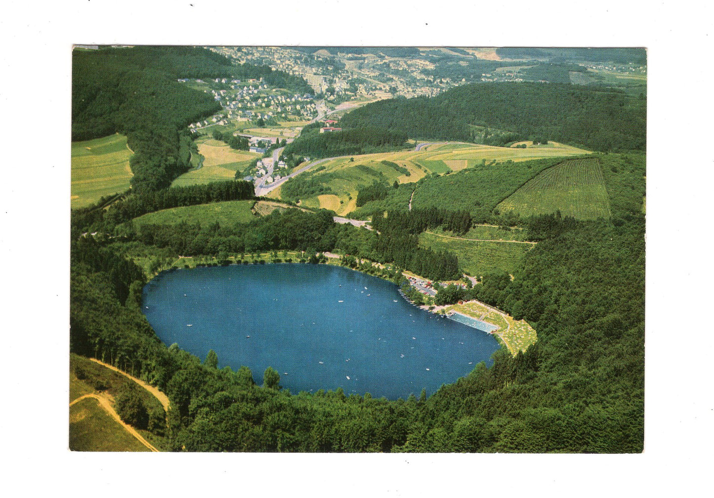Ansichtskarte Eifel / Gemündener Maar