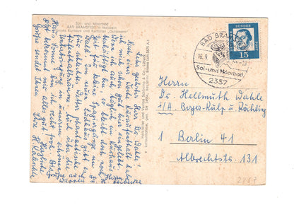 Ansichtskarte Bad Bramstedt in Holstein / Neues Kurhaus und Kurhotel Gutsmann