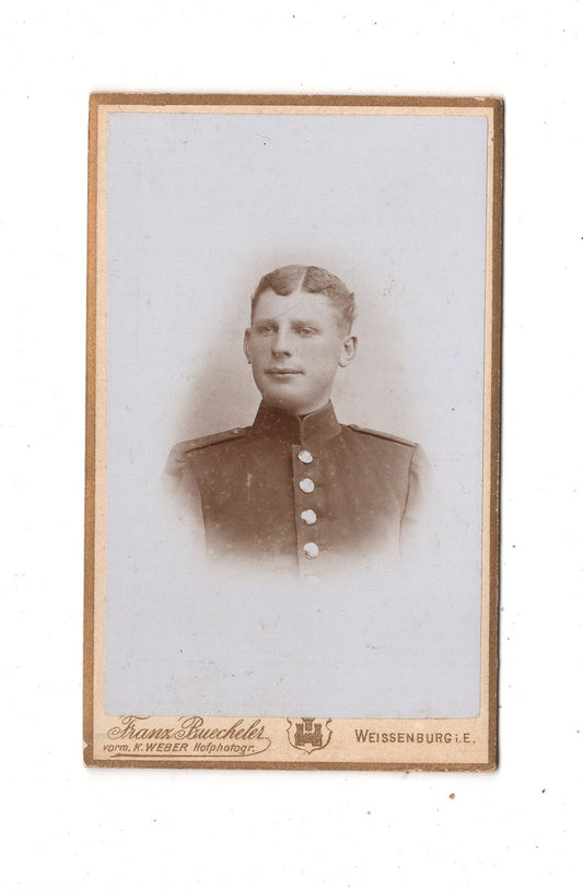 Fotografie Soldat - Weißenburg 1890er