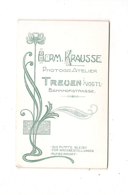 Fotografie Herrenportrait - Treuen im Vogtland 1890er