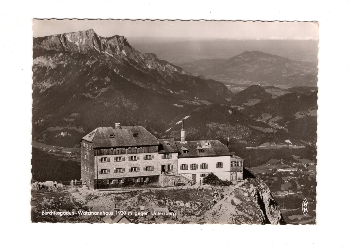 Ansichtskarte Berchtesgaden / Watzmannhaus gegen Untersberg / I1-60