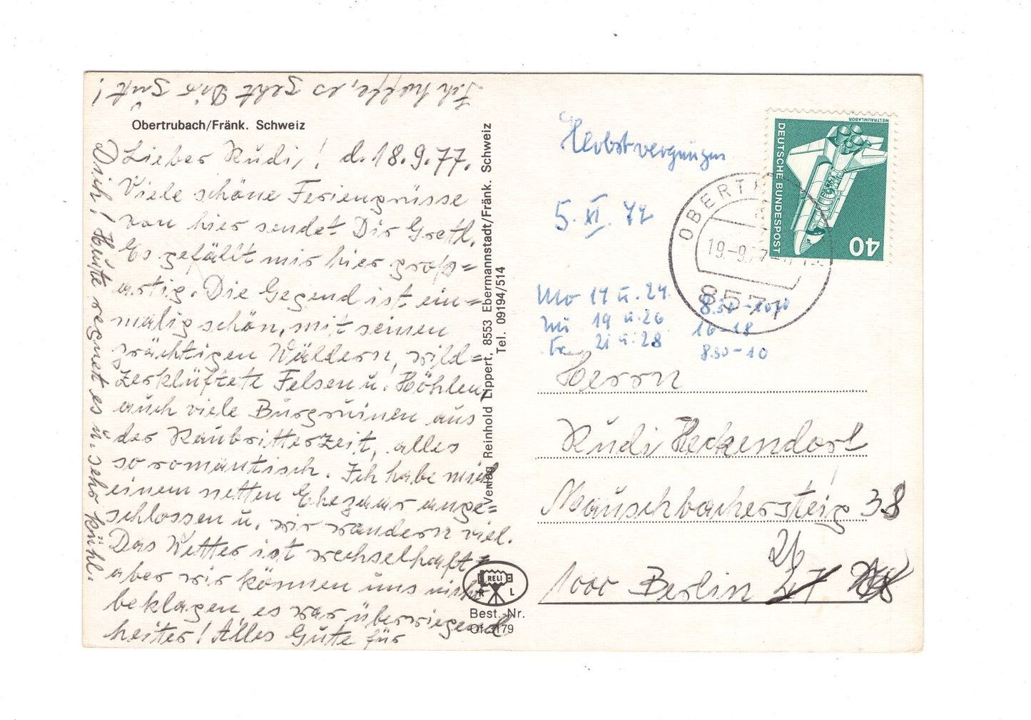 Ansichtskarte Obertrubach / Fränkische Schweiz / H1-62