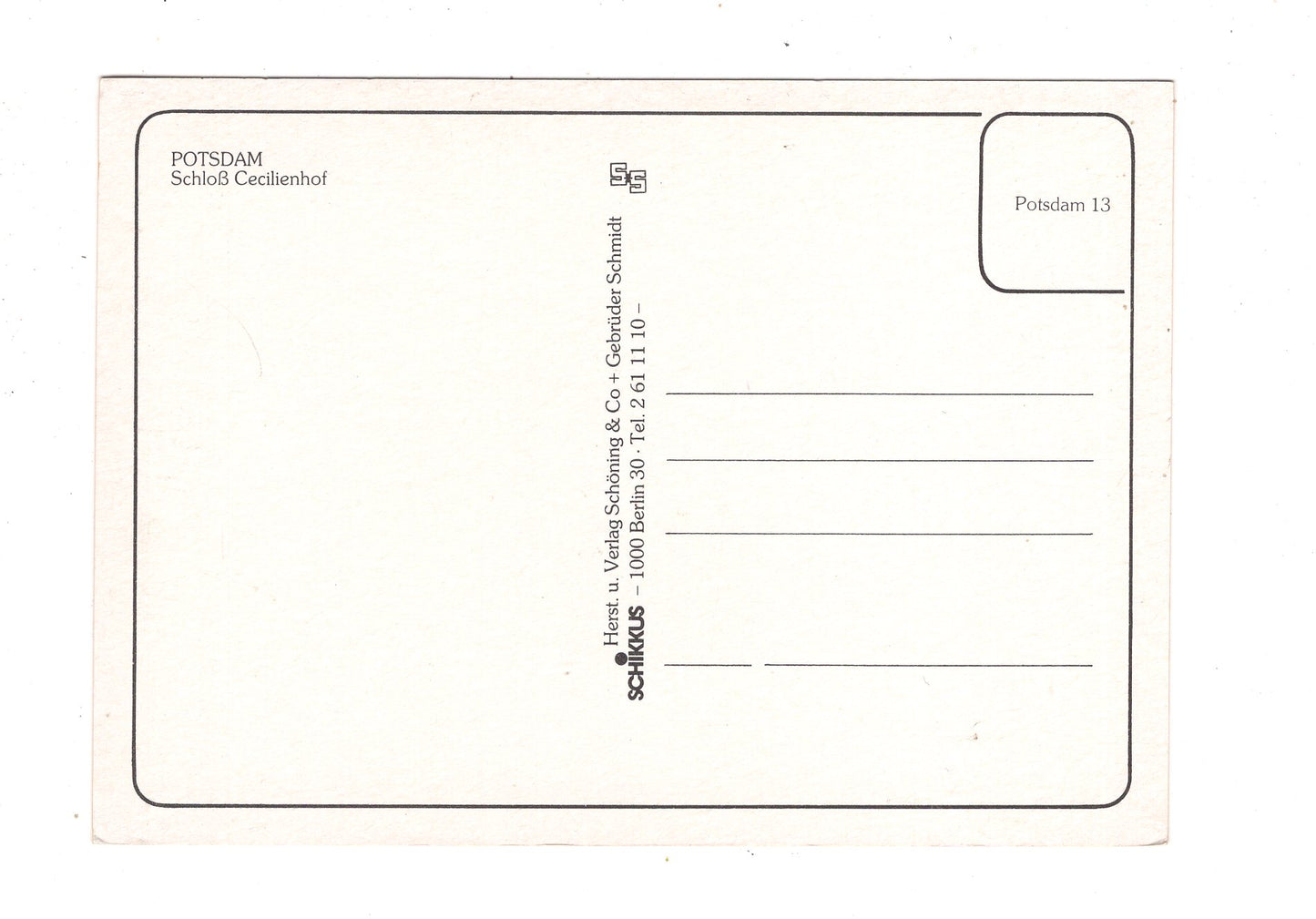 Ansichtskarte Potsdam / Schloss Cecilienhof / M1-53