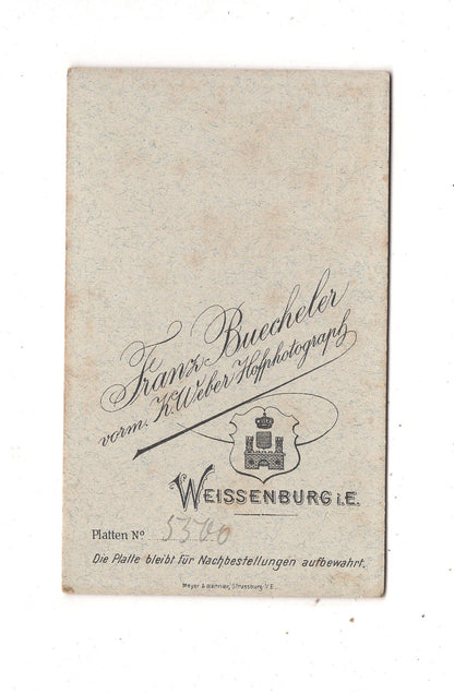 Fotografie Soldat - Weißenburg 1890er