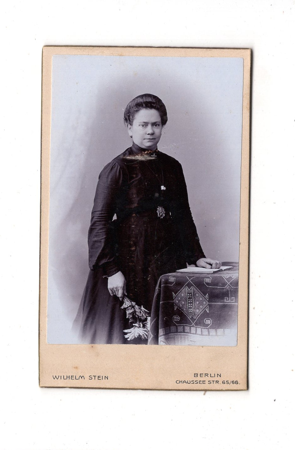 Fotografie Feine Dame - Berlin um 1900 / CDV L1-32