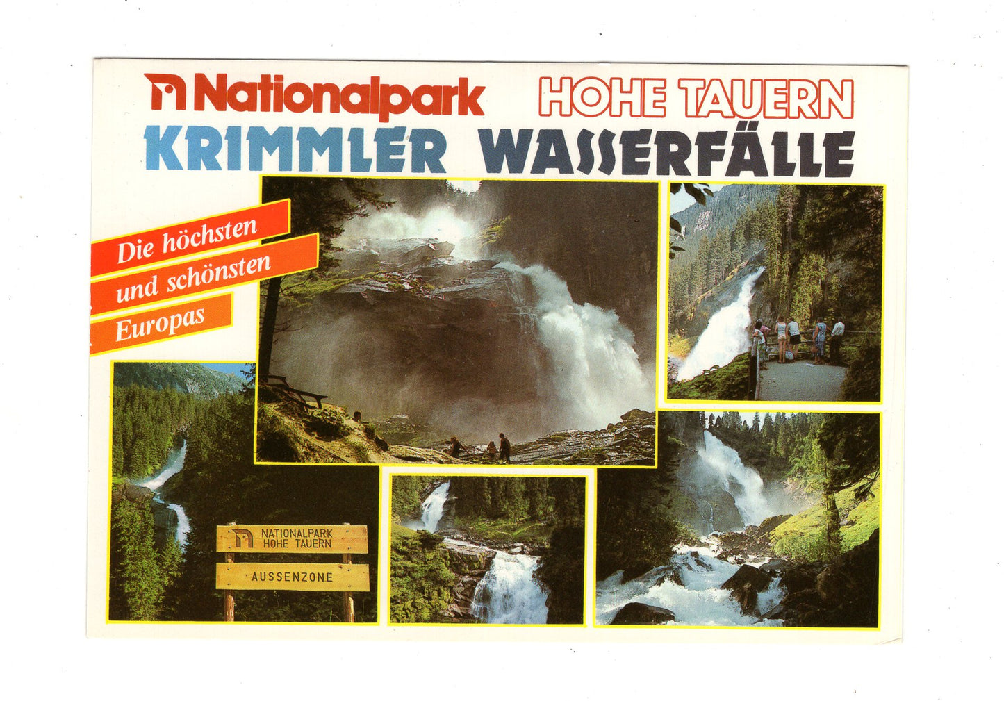 Ansichtskarte Krimmler Wasserfälle / Nationalpark Hohe Tauern / Österreich
