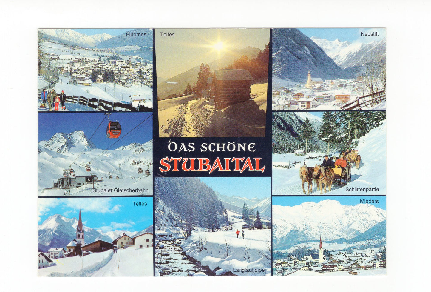 Ansichtskarte Stubaital / Tirol / Österreich