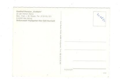 Ansichtskarte Gasthof-Pension Kraftalm / Itter-Wörgl / Tirol / Österreich